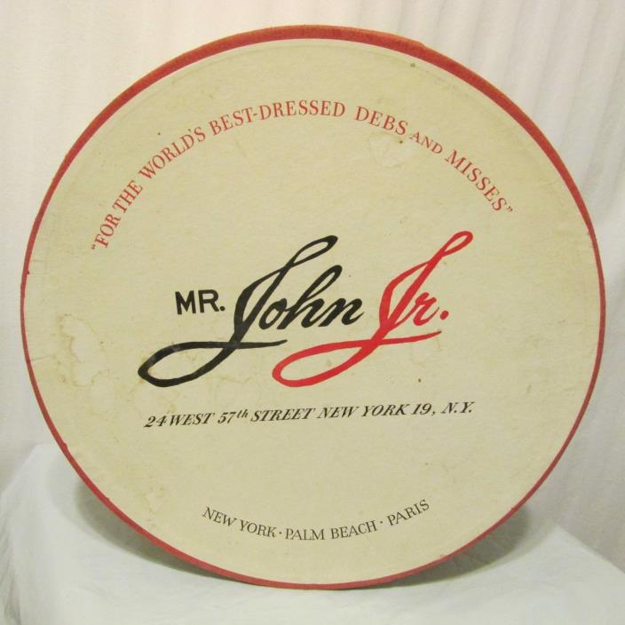Mr. John Jr. Vintage Hat Box NYC Fashion Fashionistas