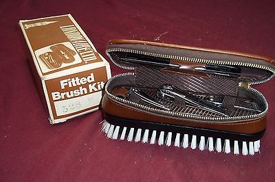 Vintage Londonaire Ltd Fitted Brush Kit 528M Brush & Travel Kit Combo New In Box