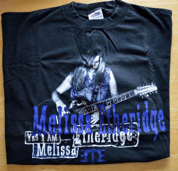 MELISSA ETHERIDGE CONCERT TOUR T Shirt Vtg 90s 1995, Yes I Am