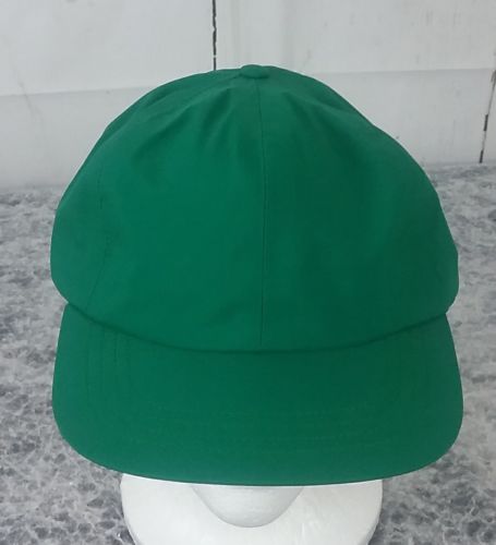VTG Eddie Bauer Plain Green Water Repellent  Adjustable Hat Cap Made In USA