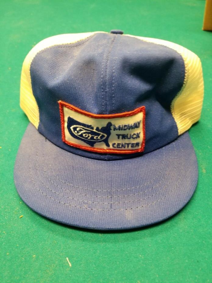 Vintage Midway Ford Trucker Hat NOS