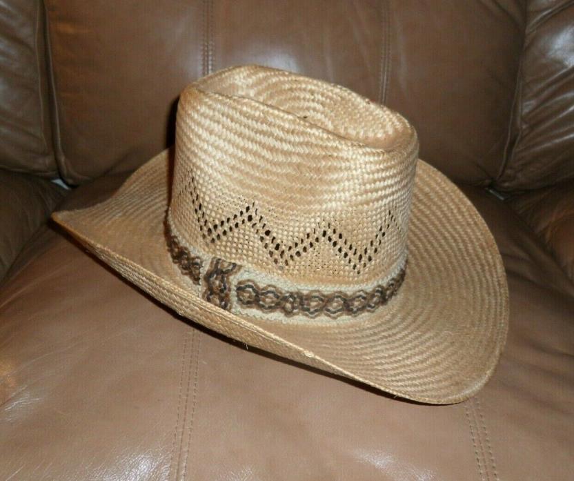 Bailey Straw Cowboy Hat U-Rollit - Size 7 3/8