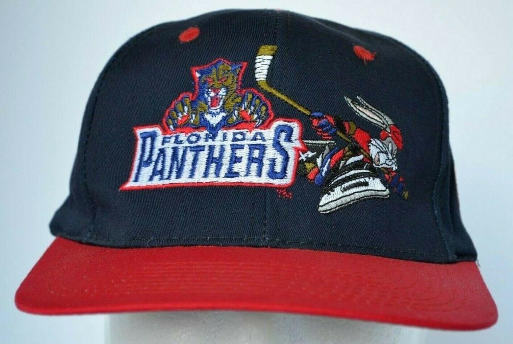 1993 Florida Panthers Hockey Looney Tunes Bugs Bunny Two Tone NHL Hat Cap