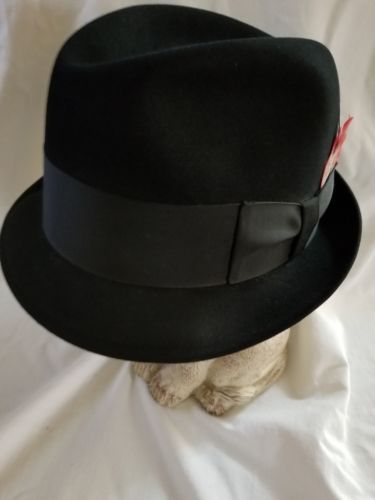 VINTAGE Fedora Knox of New York Felt FEDORA Mens Hat Size 7 1/4
