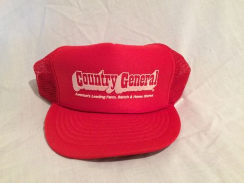 Vintage Trucker Hat Snapback Mesh Country General Farm Ranch Home Baseball Retro