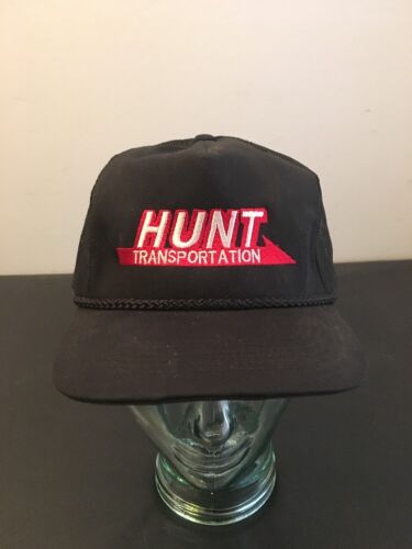 Vintage Hat Trucker SnapBack Hunt Transportation Truck