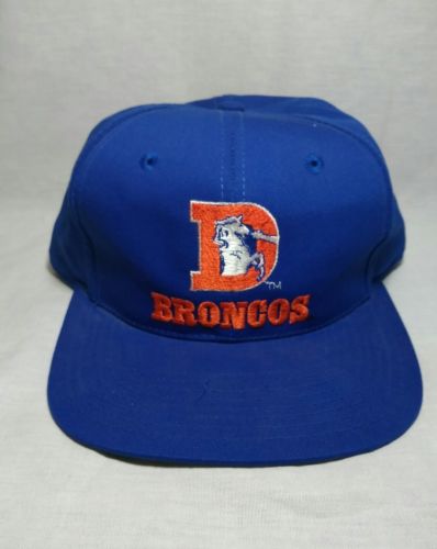 Vintage Denver Broncoes Snap Back Hat Blue