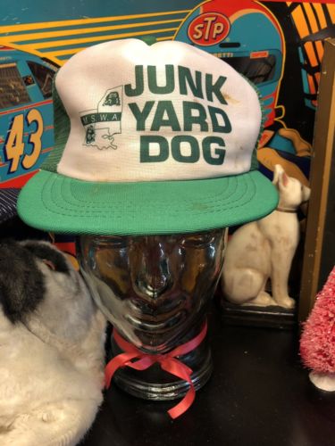 Ultra Rare Vintage 80’s MID SOUTH WRESTLING JUNK YARD DOG HAT T Shirt Merch