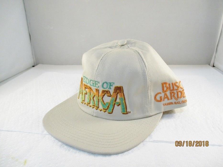 Vintage BUSCH GARDENS Edge of Africa Snapback MADE IN USA