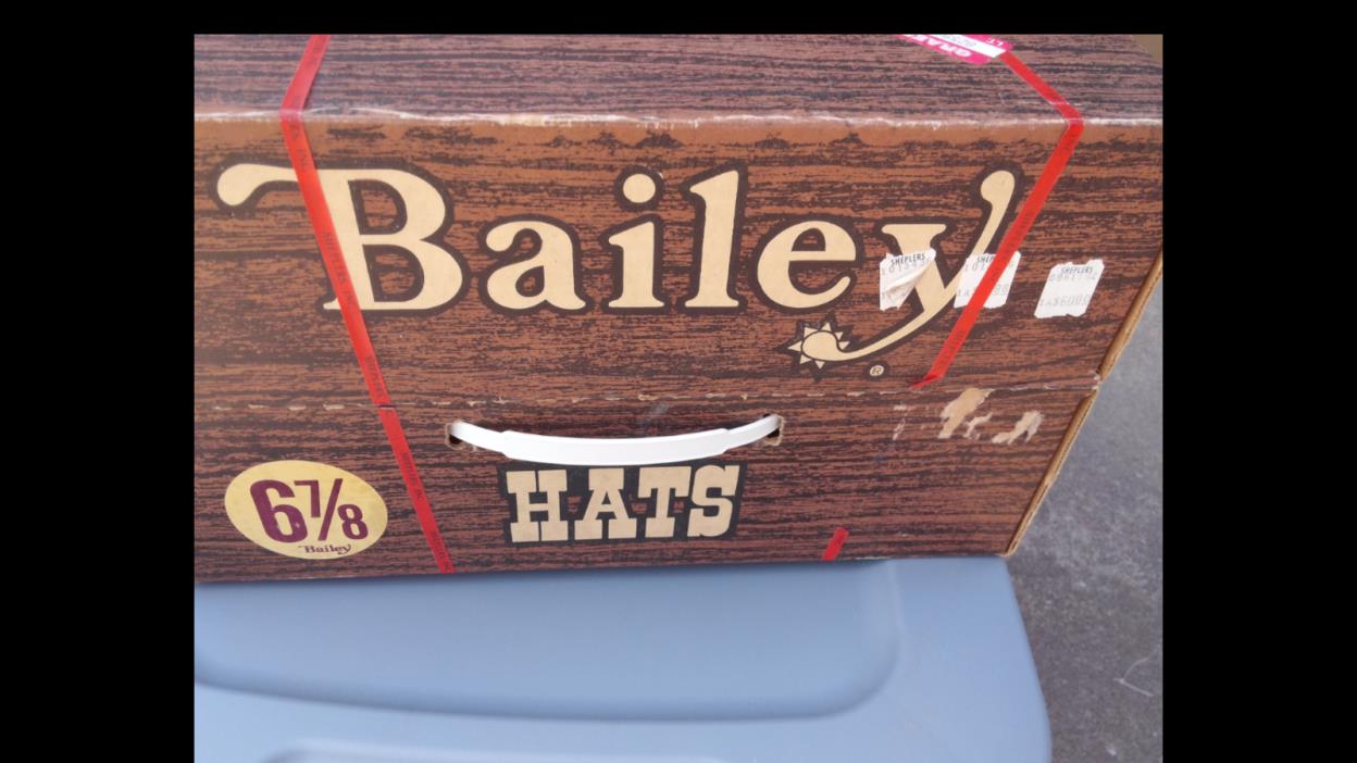 vintage bailey cowboy hat