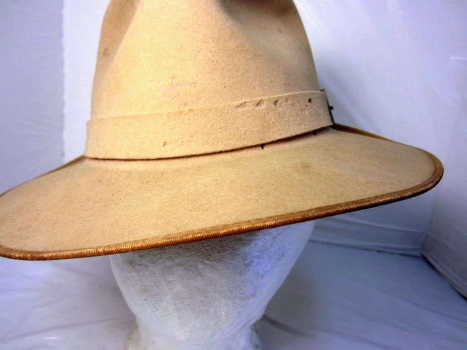 very old moth eaten fedora style hat, Champ, 7 ?