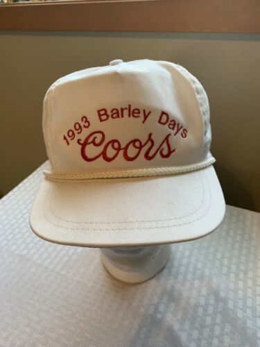 Rare! VINTAGE Coors Colorado Barley Days 1993 Snapback Hat Cap USA