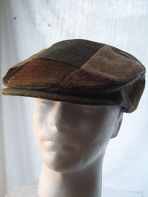 New! Never Worn Vintage HANNA Newsboy Hat Flat Cap - Rare w/ Snap Bill - Unisex