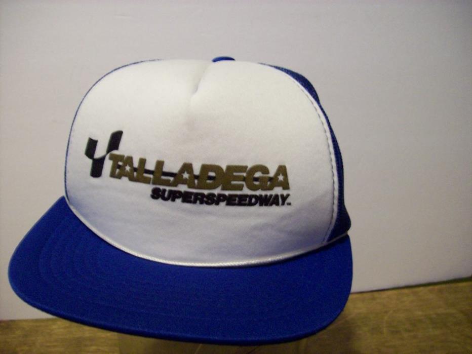 Vintage Trucker Hat Talladega Super Speedway Snap Back Racing Cap