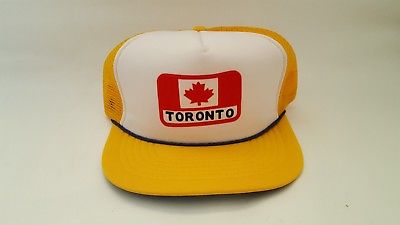 Toronto Canada Vintage Snapback Trucker Hipster Hat Cap Mesh