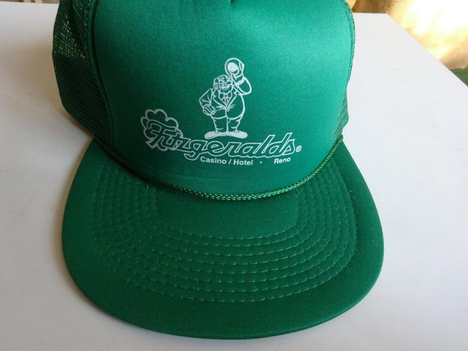 vintage Fitzgeralds Casino Hotel Reno NV Snapback Foam Hat Baseball Mesh Trucker