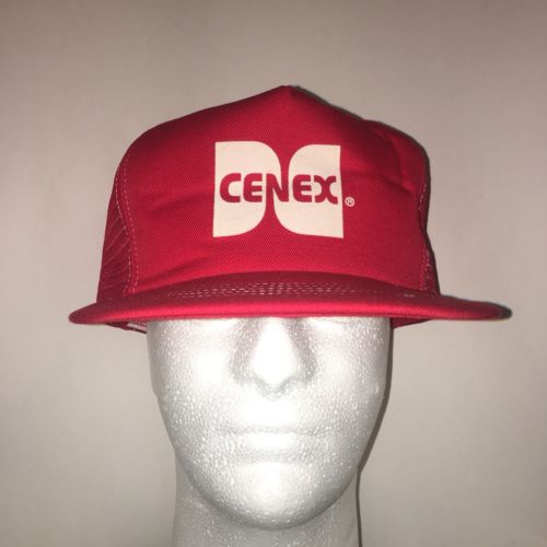 St Louis Hat Trucker Hat Baseball Cap CENEX Logo Hat Snapback Mesh Vintage Red
