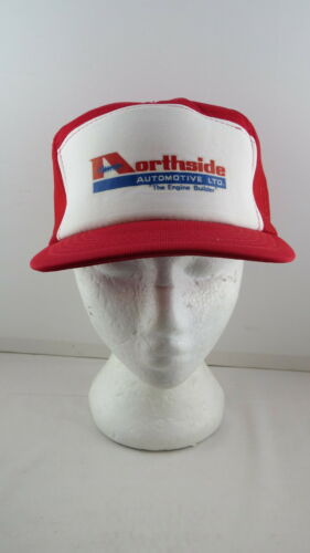 Vintage Trucker Hat - Northside Automotive - Double Extra Panel - Adult Snapback