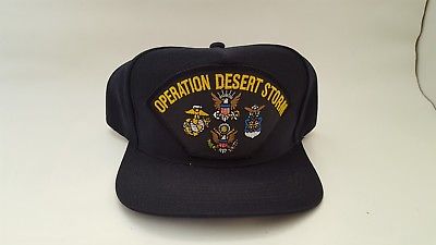 Operation Desert Storm Military Vintage Snapback Trucker Hipster Hat Cap Mesh