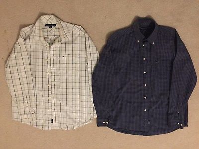 5 - Tommy Hilfiger Cotton Dress Shirts Long Sleeves, Medium M 15 32/33 #1v