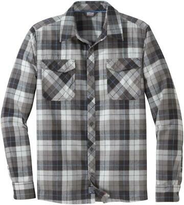 Outdoor Research Tangent II Men's Long Sleeve Shirt: Black Plaid, SM