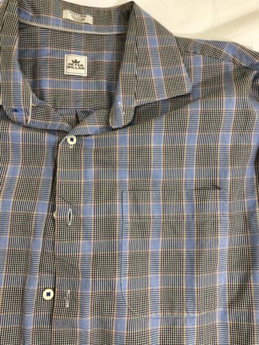 Men’s Peter Millar Dress Shirt XL Checkered Mint Condition