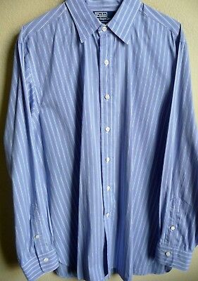 Ralph Lauren Andrew Classic Fit L/S Striped Dress Shirt 16.5 - 35 NWT $185