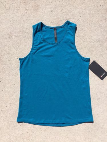 LULULEMON 5 Year Basic Tank Men’s Tank Top Size M Color Teal NEW w/Tag