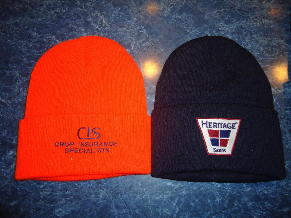 4 STOCKING CAPS - NEW