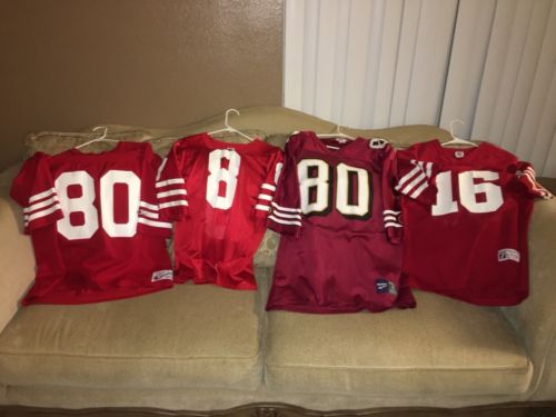 49ers jerseys, Rice, Young, Montana