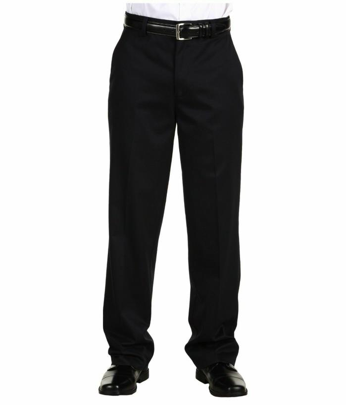 Dockers Men's Signature Flat Front Classic Fit Pants Black 36 x 29