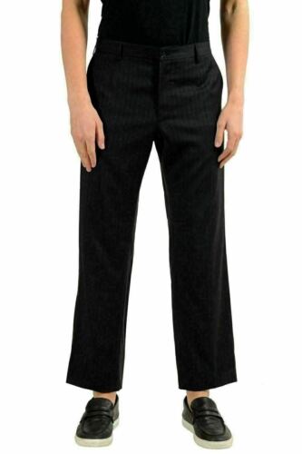 Dolce & Gabbana Men's 100% Wool Striped Dress Pants US 32 IT 48