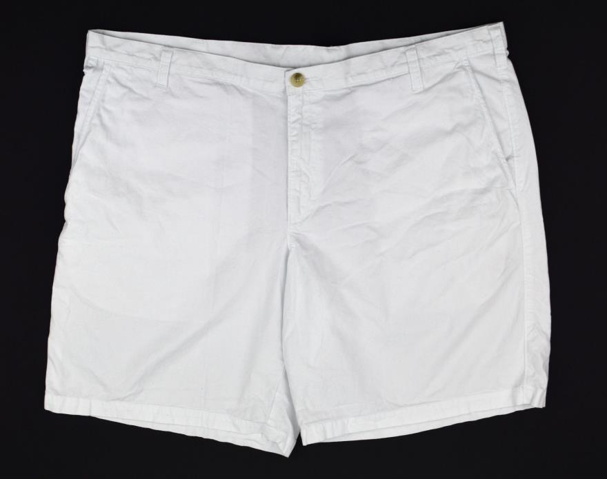 COLUMBIA Mens White 100% Cotton PFG Outdoor Fishing Shorts ~ Sz 42