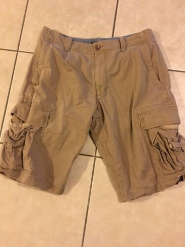 BANANA REPUBLIC Classic Fit brown Cotton Cargo Shorts Men's Size Waist 31