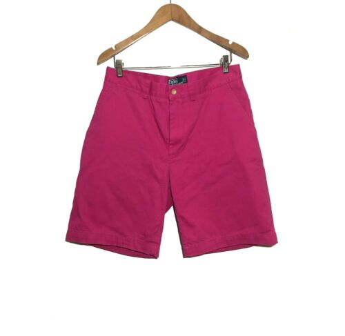 Polo Ralph Lauren Perfect Shorts Mens Size 32 Casual Cotton Pink