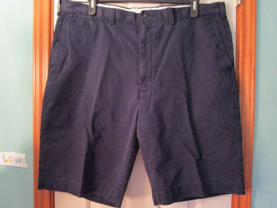 Polo Ralph Lauren Men's Blue Cotton Shorts Size 42T Inseam ~10.5