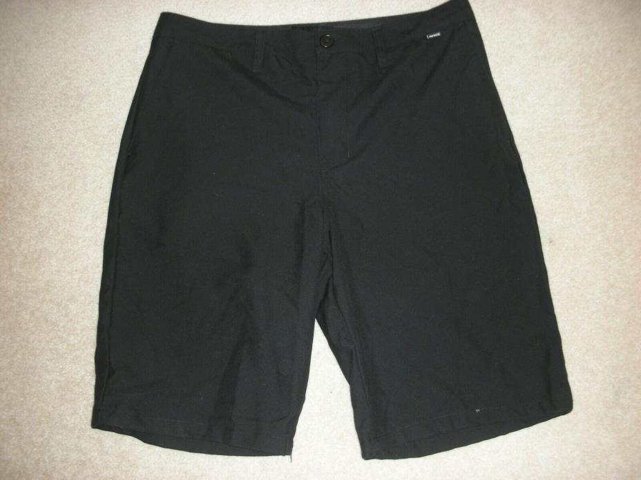 Hurley Mens Black Size 33 Walking Casual Dress shorts