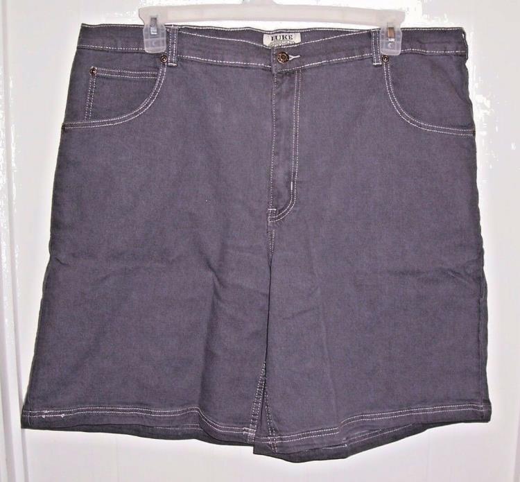 Men's Gray Jeans Shorts - Duke Authentic Fit Jeans - 5 Pockets - Size: 42