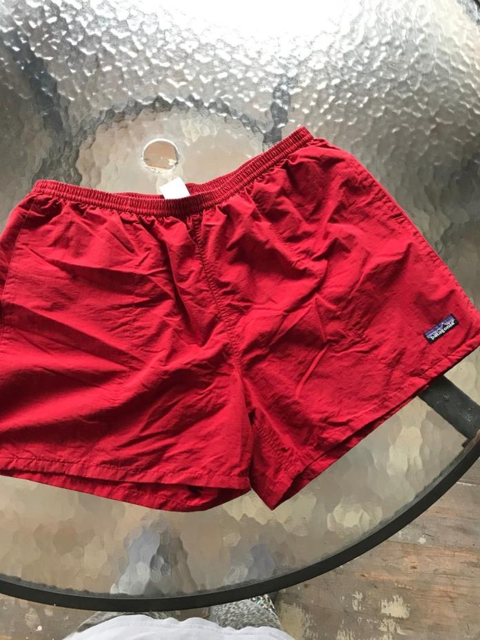 Patagonia Mens Baggies Shorts - XL, color Red