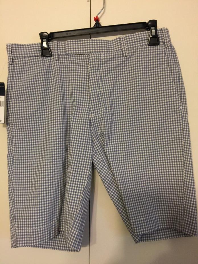 Men's POLO RALPH LAUREN Blue Gingham Check Shorts 30 NWT NEW Classic Fit 9