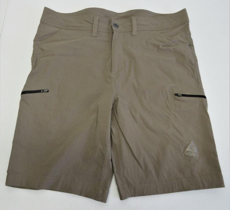 Gerry Men's Cargo Hiking Travel Shorts -  Tan Size: 38