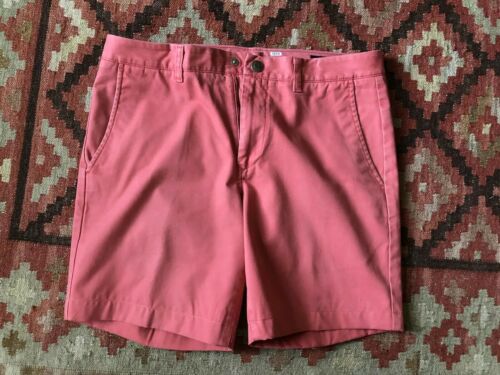 Bonobos Washed Chino Men's Shorts Coral Pink 7