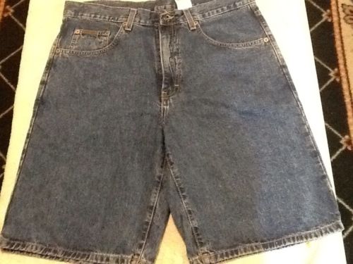 Mens Calvin Klein Jean Shorts, Double Stone Wash, Size 31