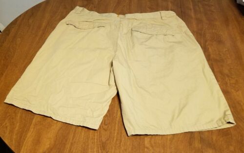 Mens Size 36 FIELD & STREAM Khaki Hiking Casual Shorts 100% Cotton