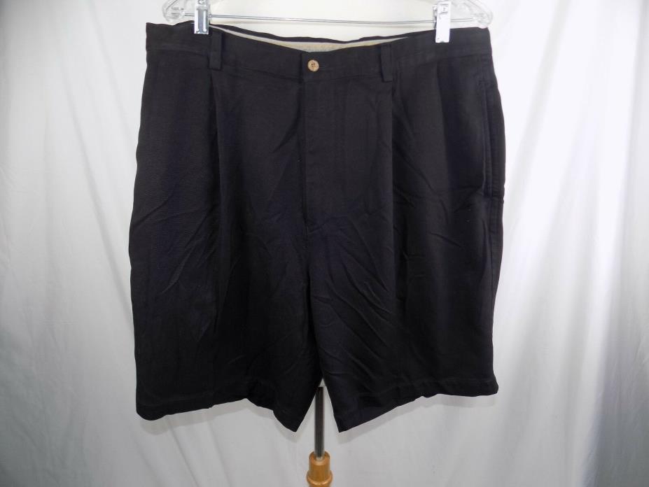 Tommy Bahama Relax Silk Men's 38 x 9.5 Casual Black Relaxed Fit Shorts