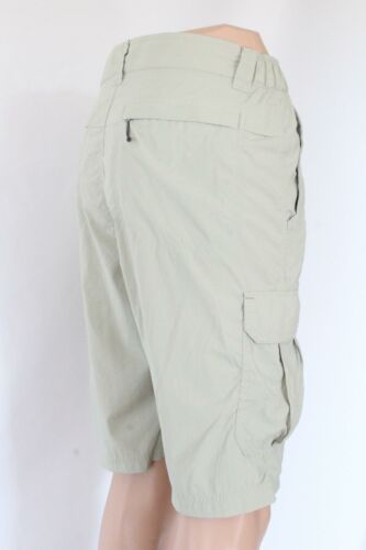 Men's Columbia Omni-Shield Cargo Shorts Khaki Size Large Nylon Outdoor Wear