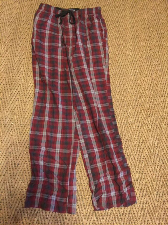 Mens Apt. 9 Pajama Lounge Pants Red Plaid size S Small