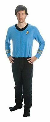 Star Trek Men's Blue Uniform Union Suit (Adult Small)