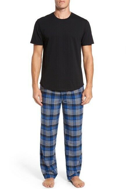 New NORDSTROM MEN'S SHOP Pajama Set in Navy Limoges size XXL