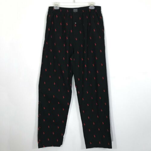Polo Ralph Lauren Sleepwear Lounge Pants Black Size Medium NWOT